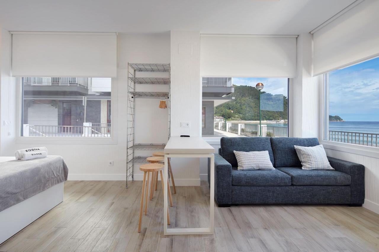 Apartamentos Egona Zarautz Sobre El Mar Eksteriør billede